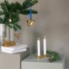 Georg Jensen CHRISTMAS Świąteczny Świecznik Tealight 2 Szt. / Złoty